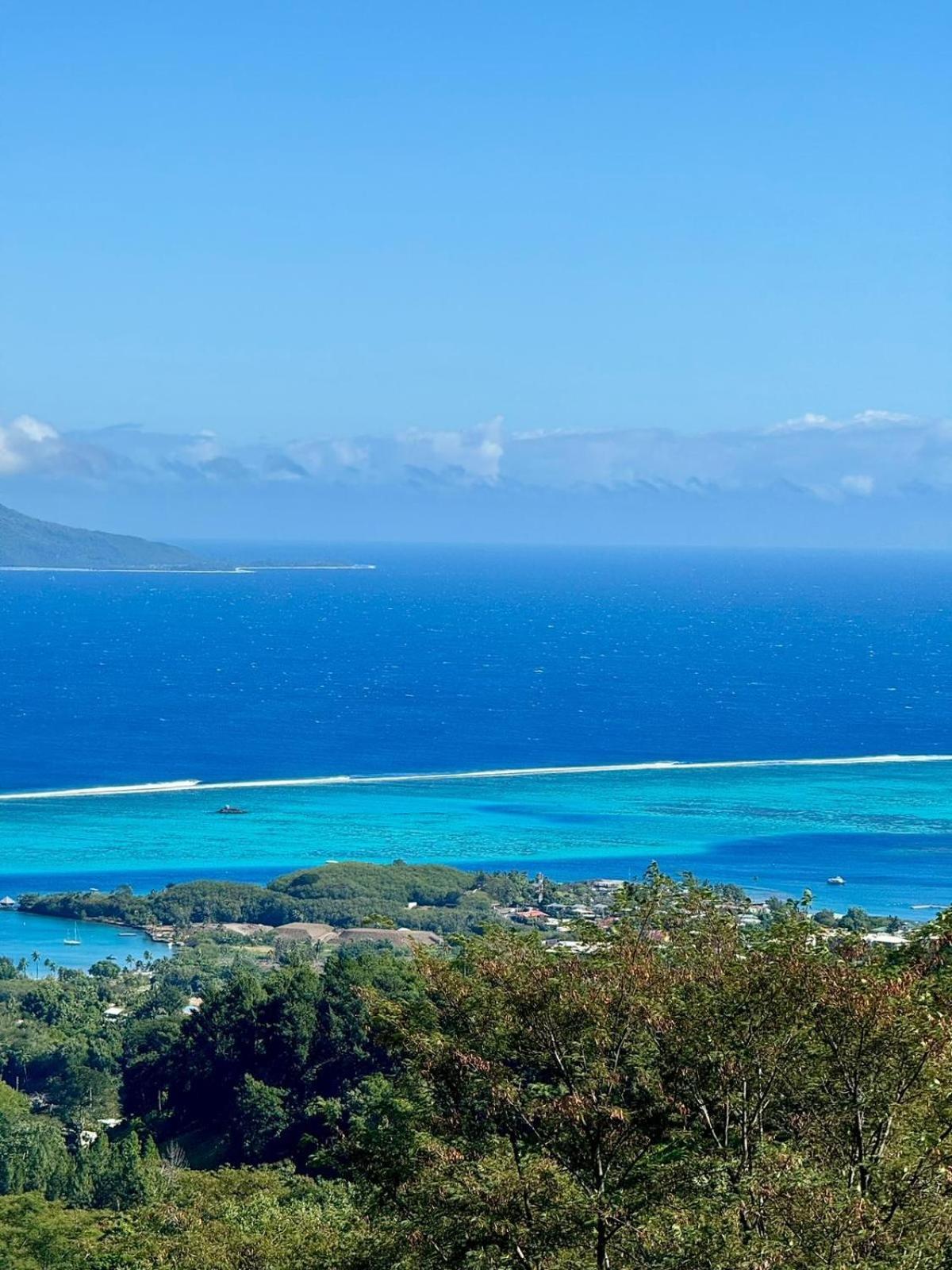 Logement Cosy Avec Piscine Et Vue Tahiti Punaauia Exterior foto